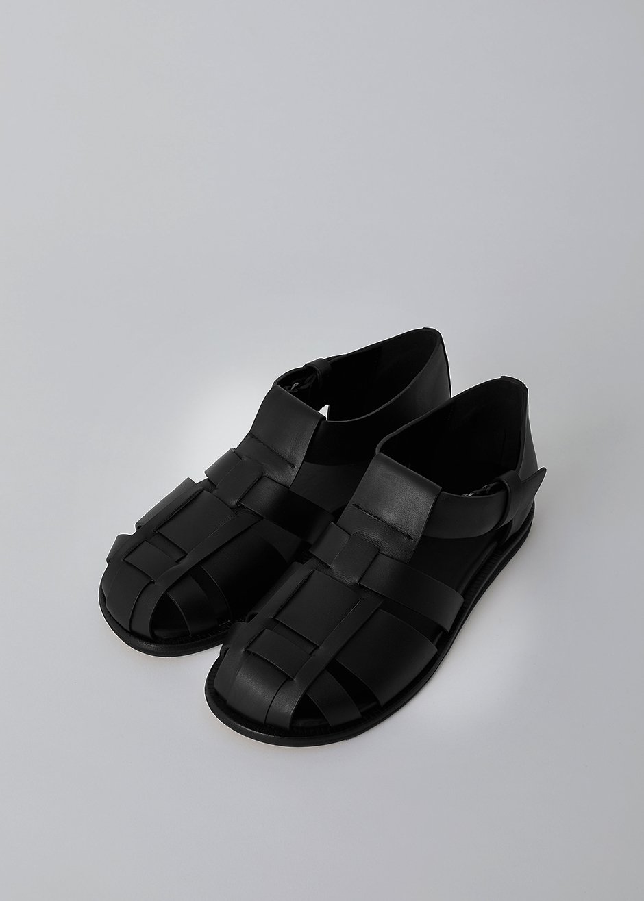 Low Classic Gladiator Sandals - Black - 4