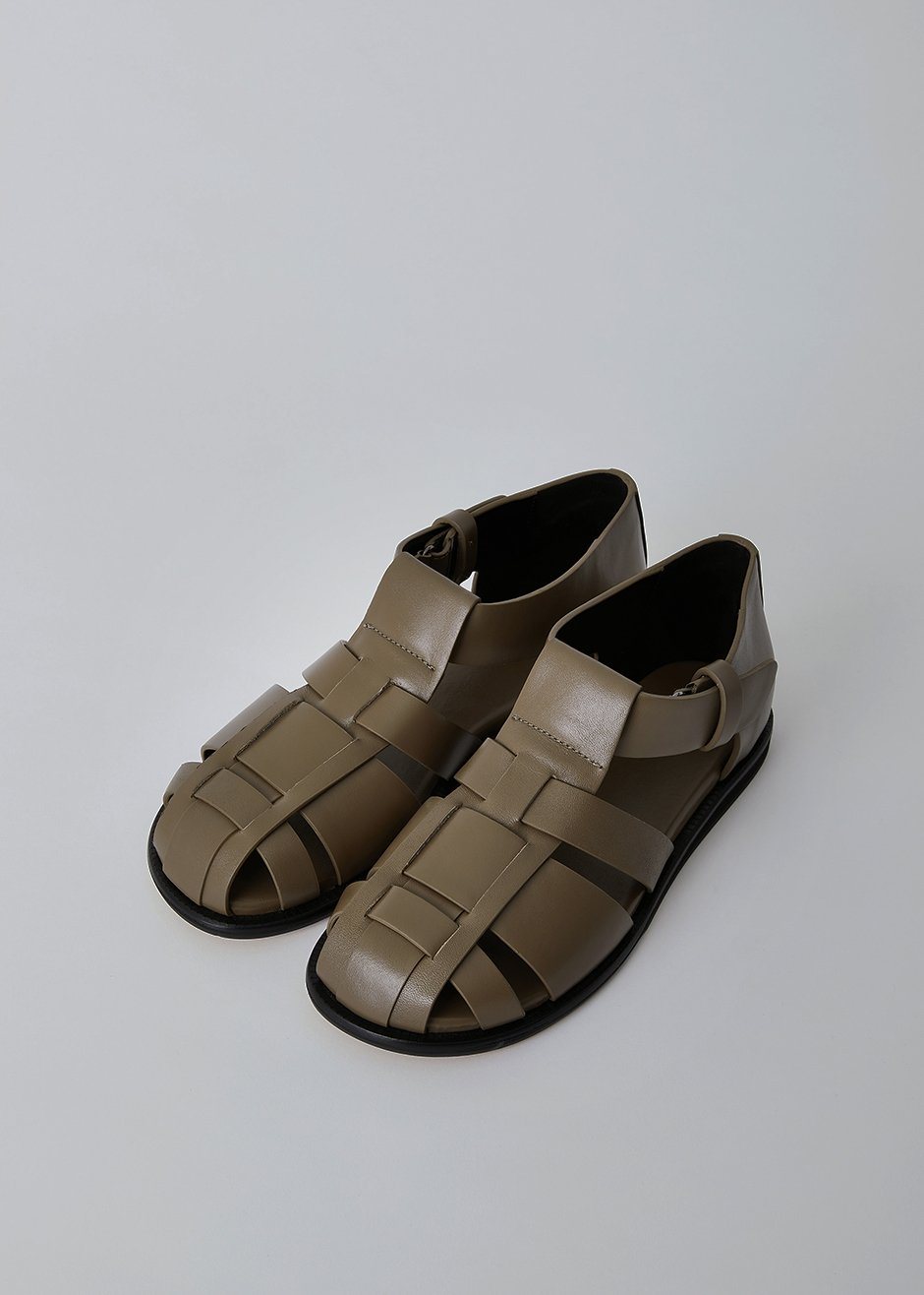Low Classic Gladiator Sandals - Khaki - 5