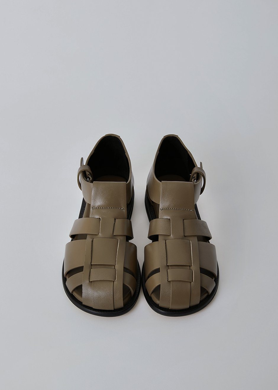 Low Classic Gladiator Sandals - Khaki - 1