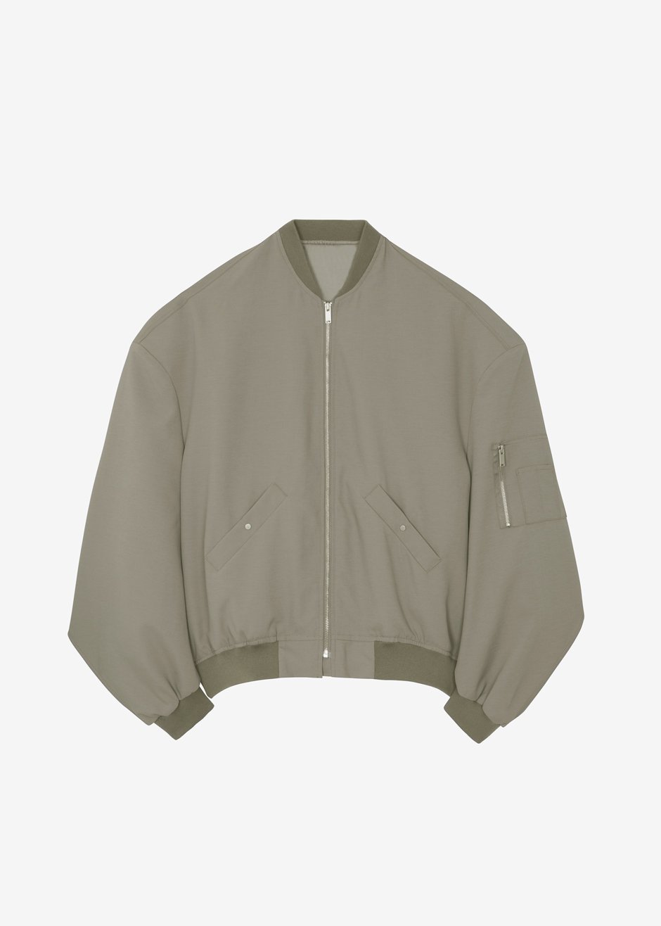 Lumi Bomber Jacket - Dark Olive - 12