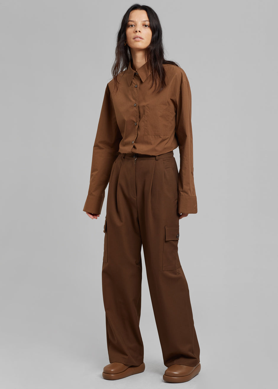 Maesa Cargo Pants - Brown – The Frankie Shop
