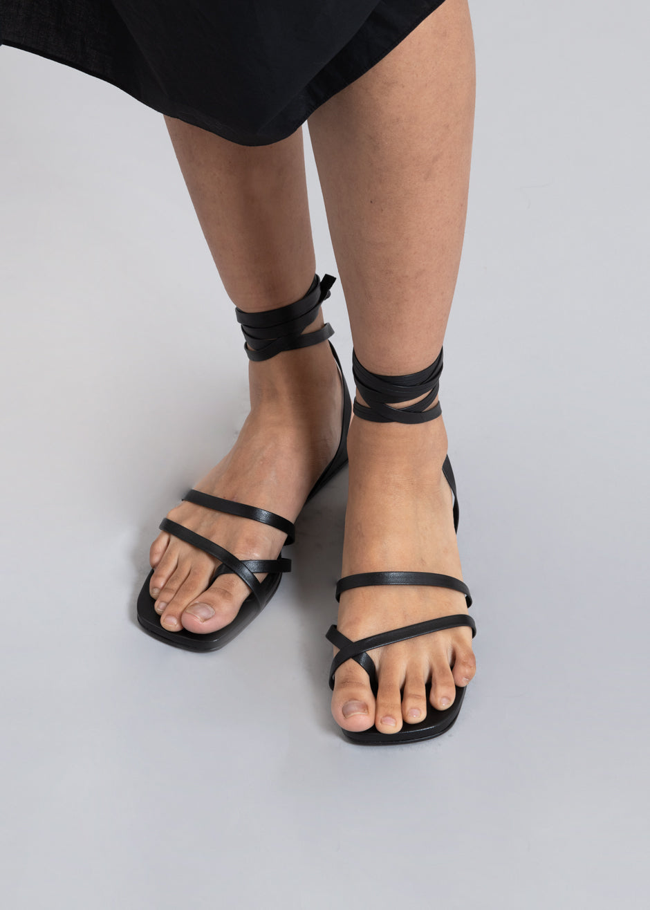 Mari Giudicelli Osa Sandal - Black