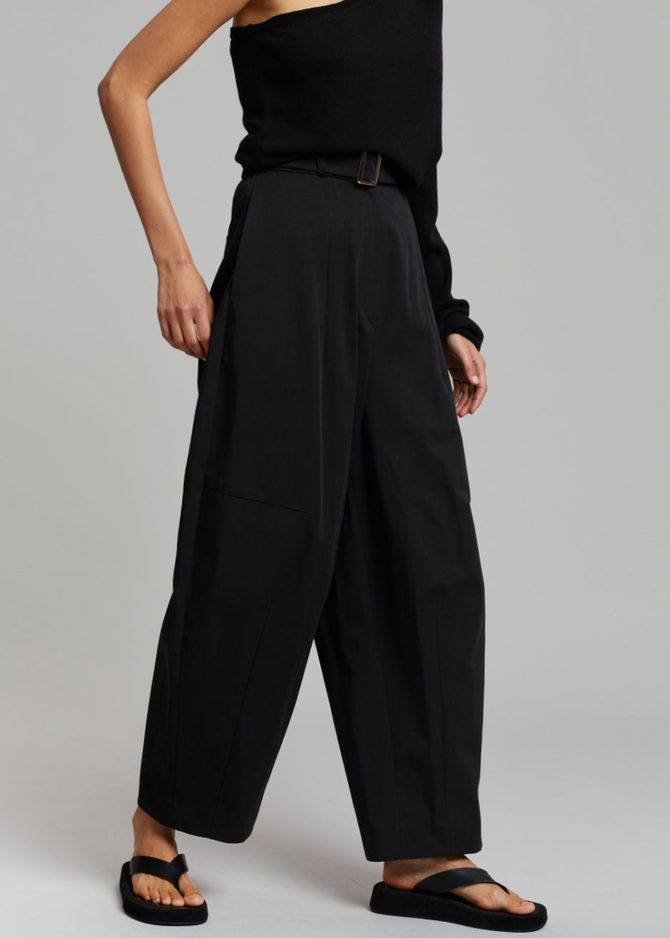 Mia Belted Pants - Black – The Frankie Shop