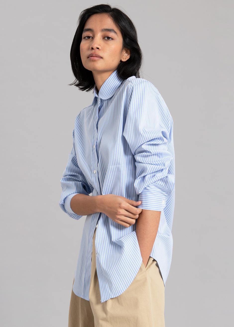 Mina Shirt - Blue Stripe