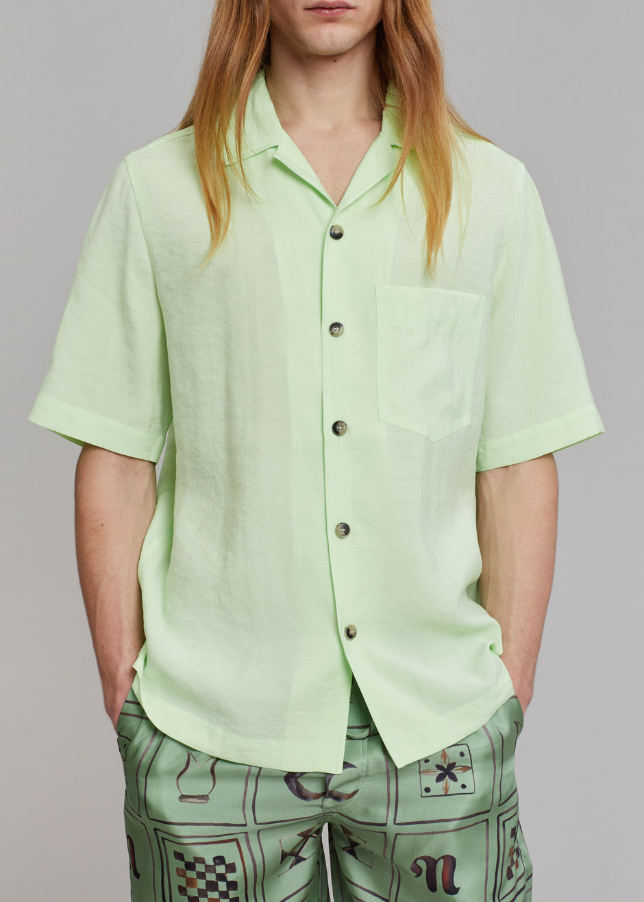 Nanushka Bodil Shirt - Jade - 4