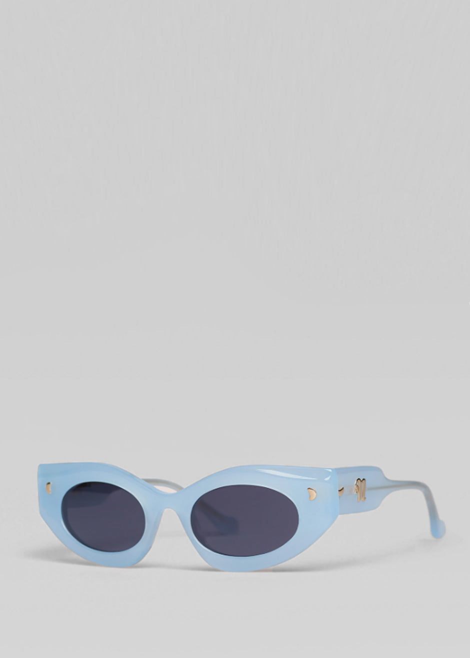 Nanushka Leonie Bio Plastic Sunglasses - Blue - 4