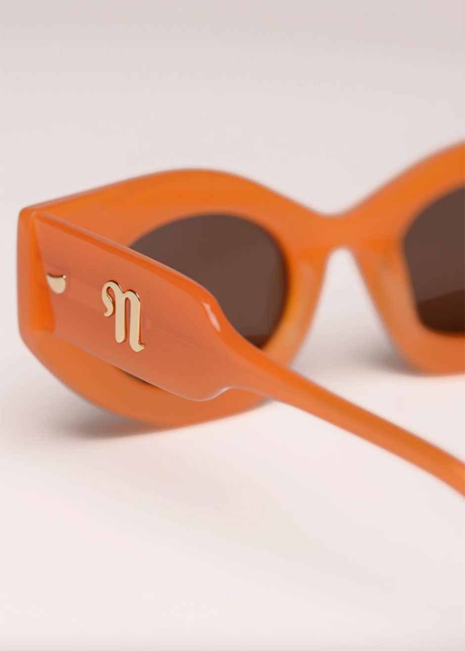Nanushka Leonie Bio Plastic Sunglasses - Orange - 3