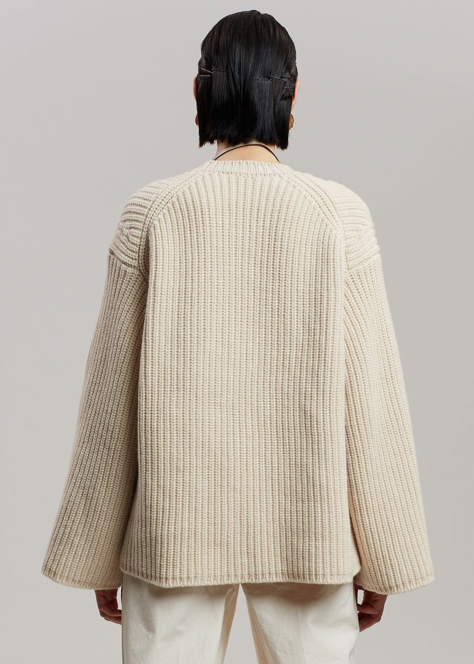 Nanushka Maura Sweater - Beige – The Frankie Shop