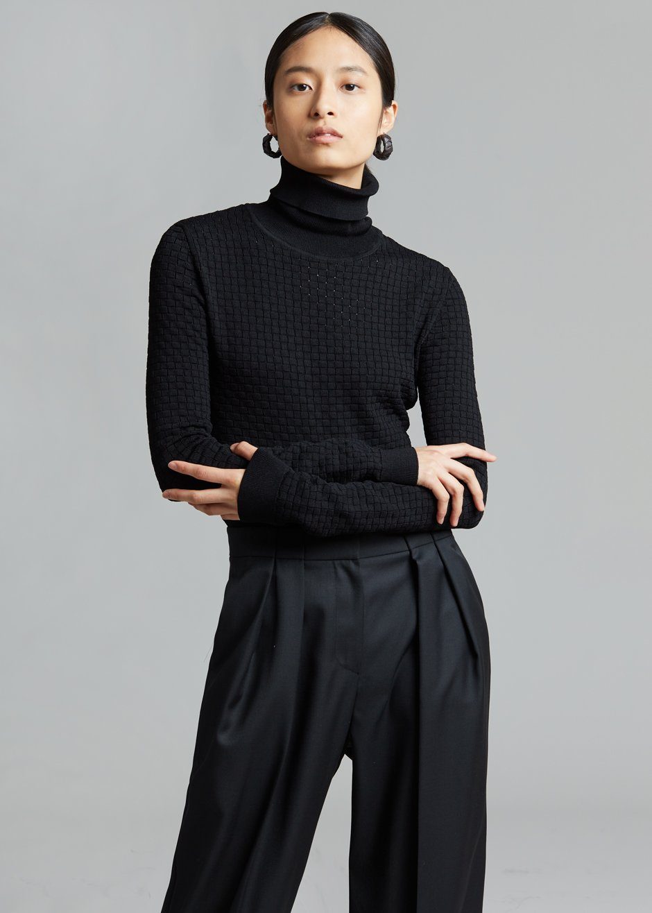 Nanushka Peri Turtleneck Bodysuit - Black