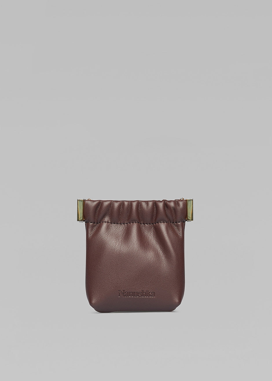 Nanushka The Bar Purse - Dark Brown