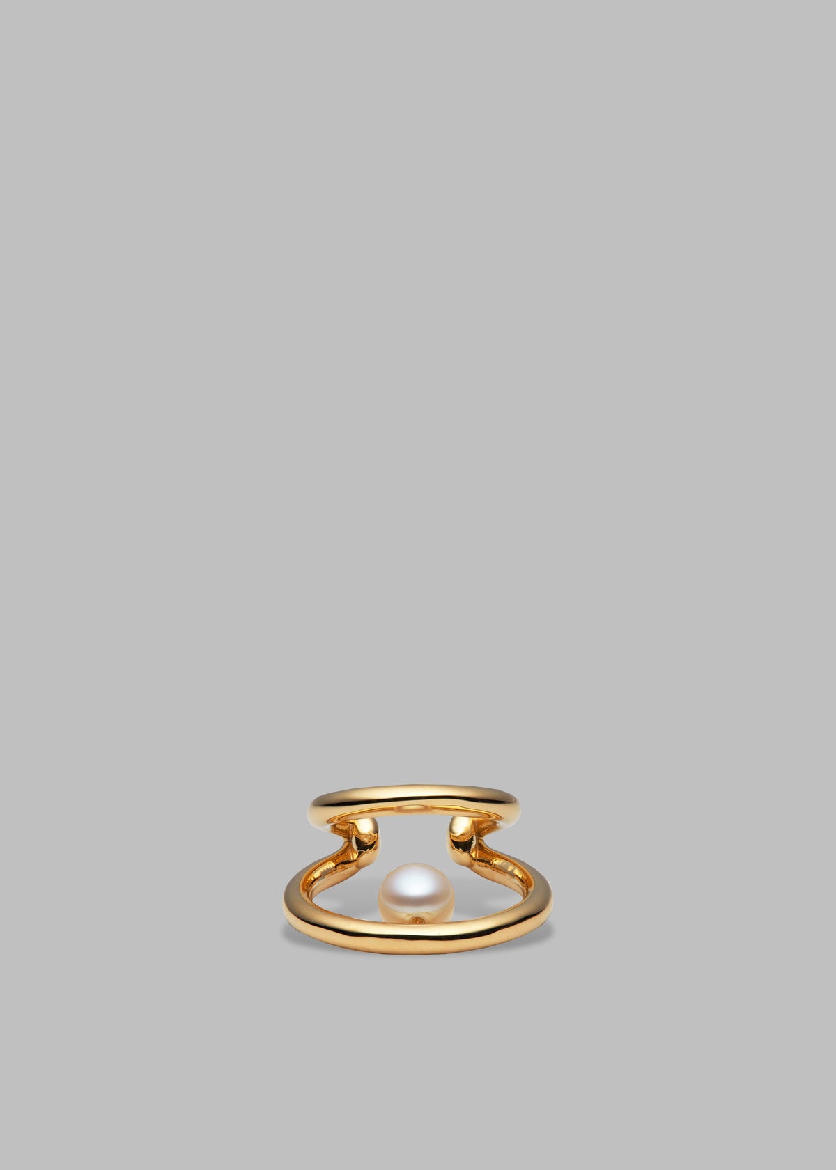 Otiumberg Double Pearl Cuff - Gold - 1