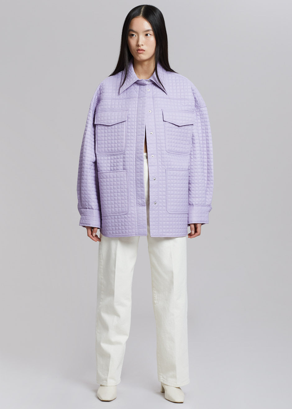 REMAIN Atina Quilted Jacket - Pastel Lilac - 4