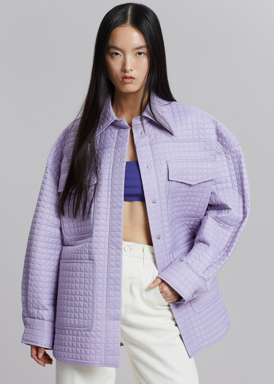 REMAIN Atina Quilted Jacket - Pastel Lilac