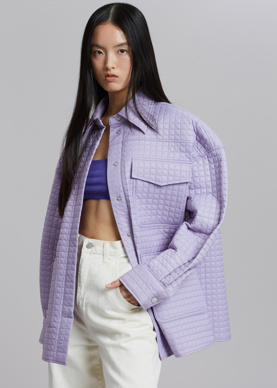 REMAIN Atina Quilted Jacket - Pastel Lilac