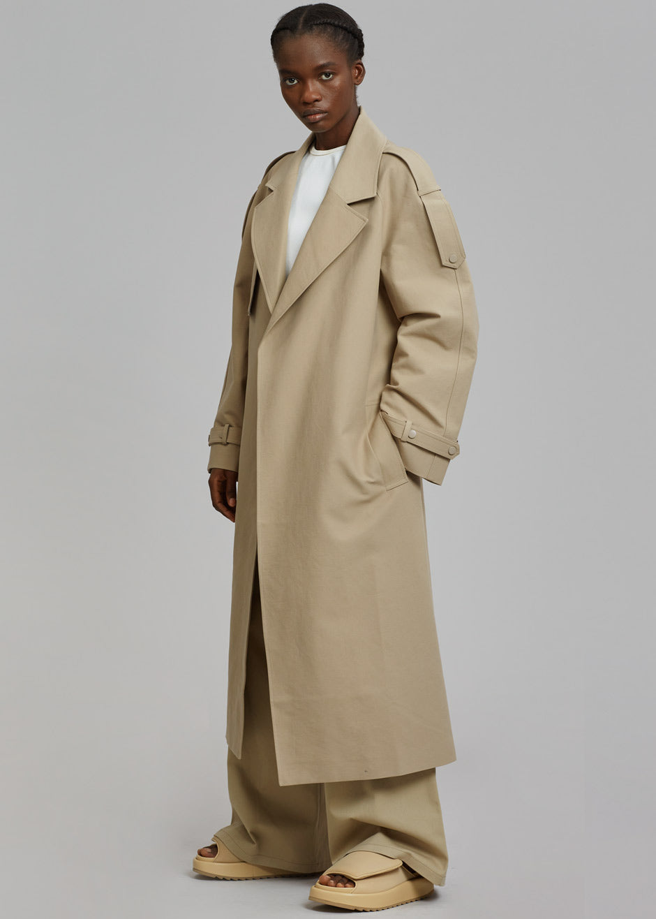 Rhodes Trench Coat - Natural - 5