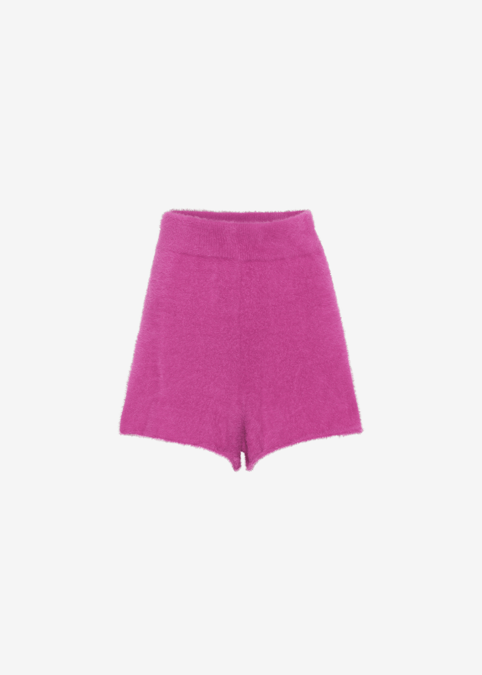 ROTATE Suzi Knit Shorts - Very Berry Pink - 5
