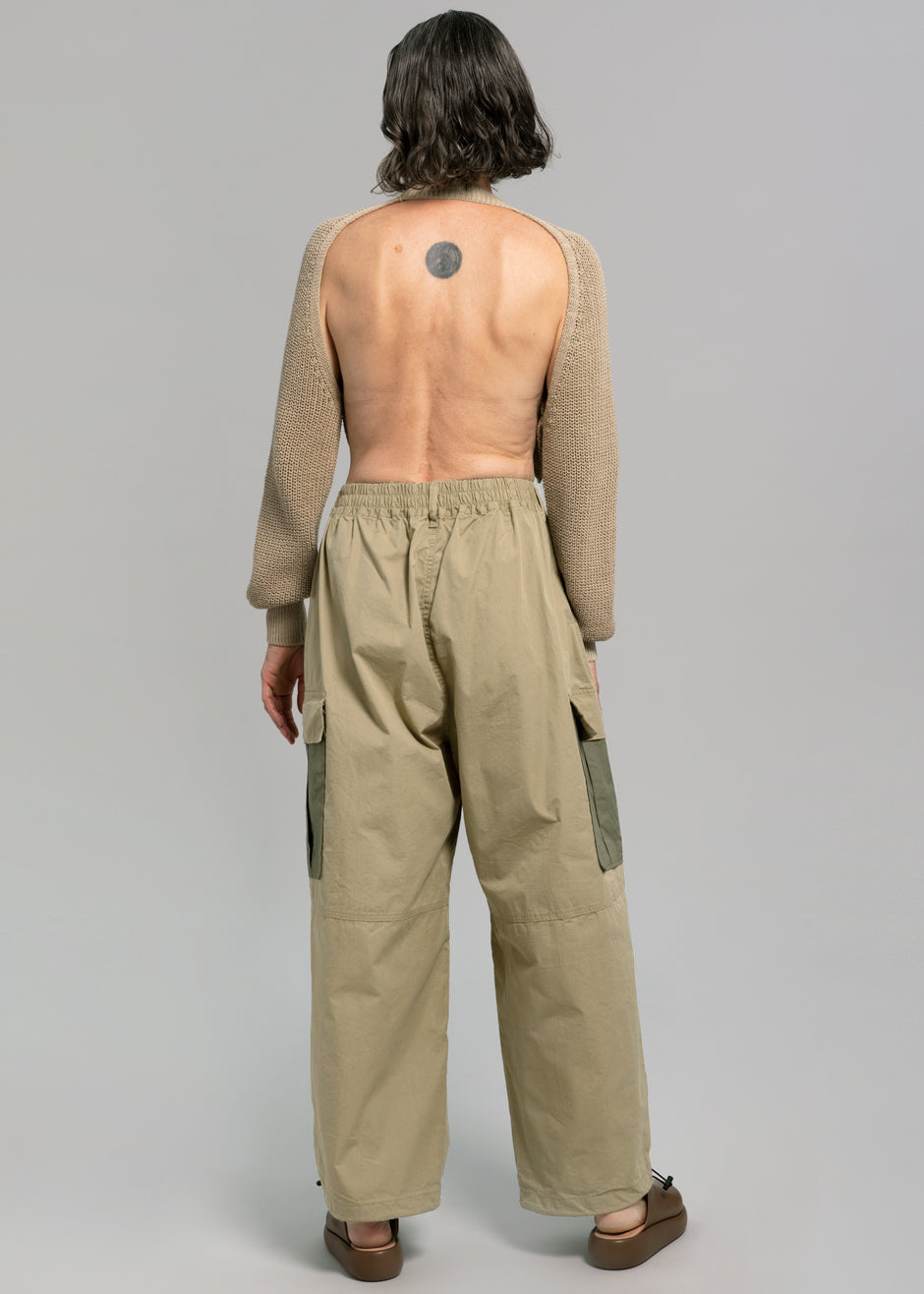 Stu Colorblock Cargo Pants - Beige Combo – The Frankie Shop