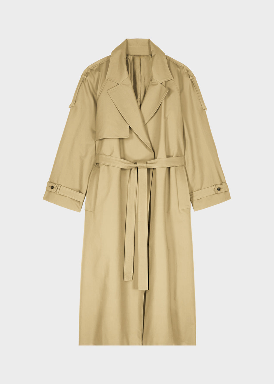 Suzanne Trench Coat - Beige – The Frankie Shop