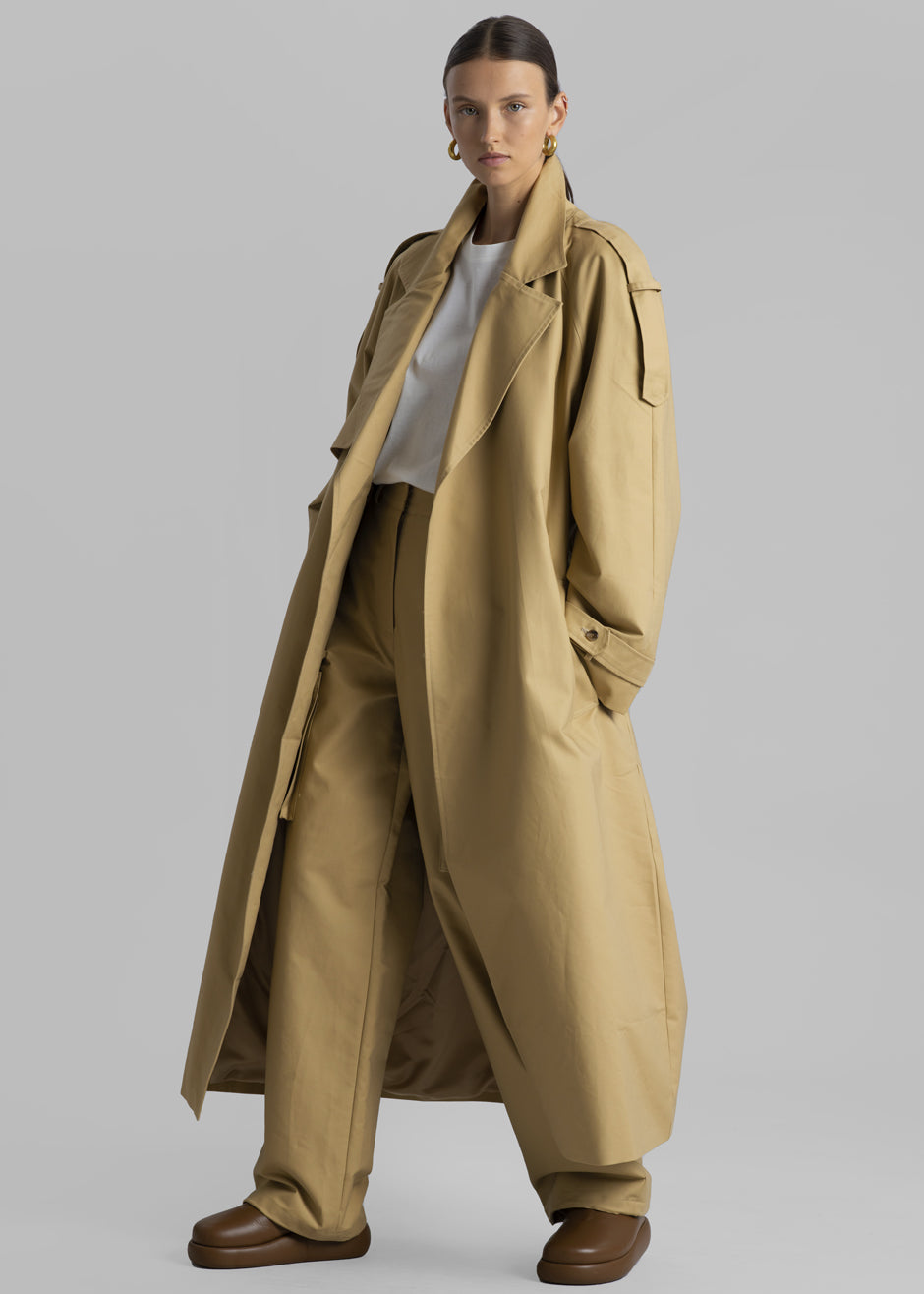Suzanne Trench Coat - Beige – The Frankie Shop