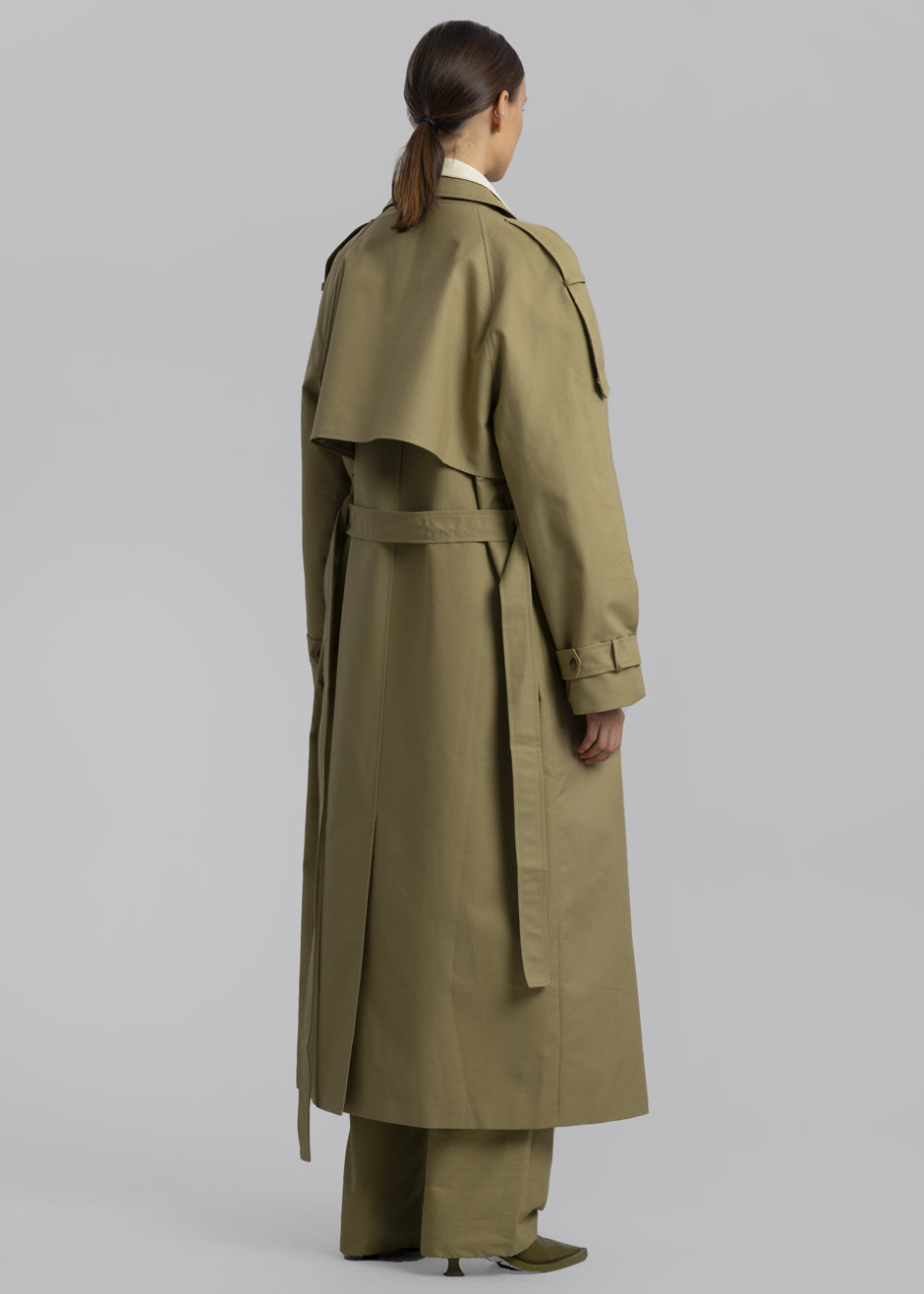 Suzanne Trench Coat - Khaki - 7