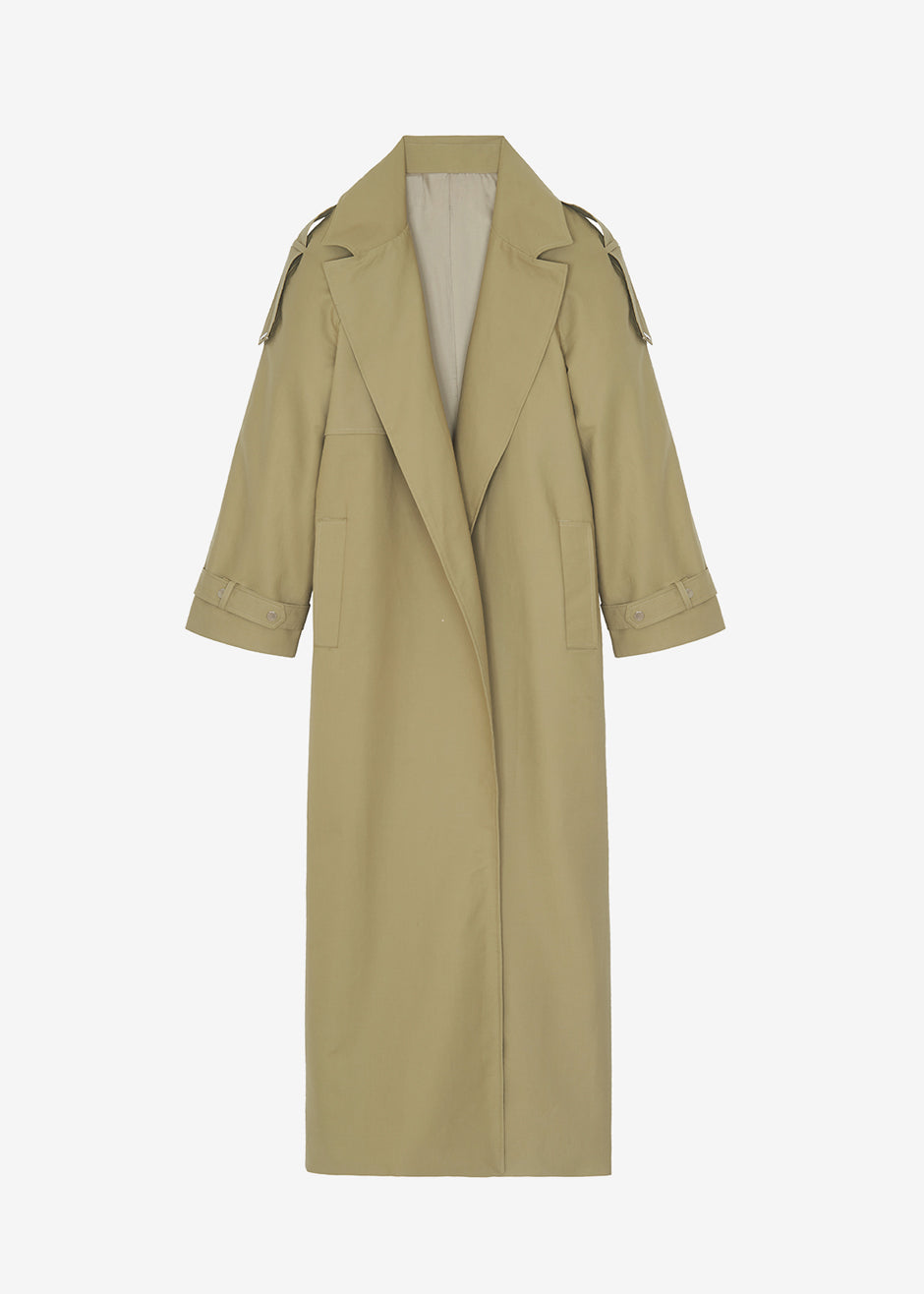 Suzanne Trench Coat - Khaki - 8