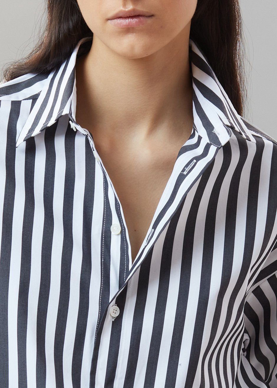 Striped oxford shirt clearance womens