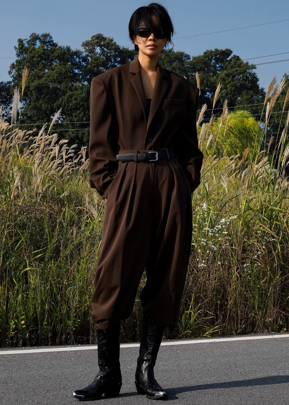 tatara　THE FRANKIE SHOP TANSY 黒 ジャケット Tansy Oversized Blazer - Black – The Frankie Shop