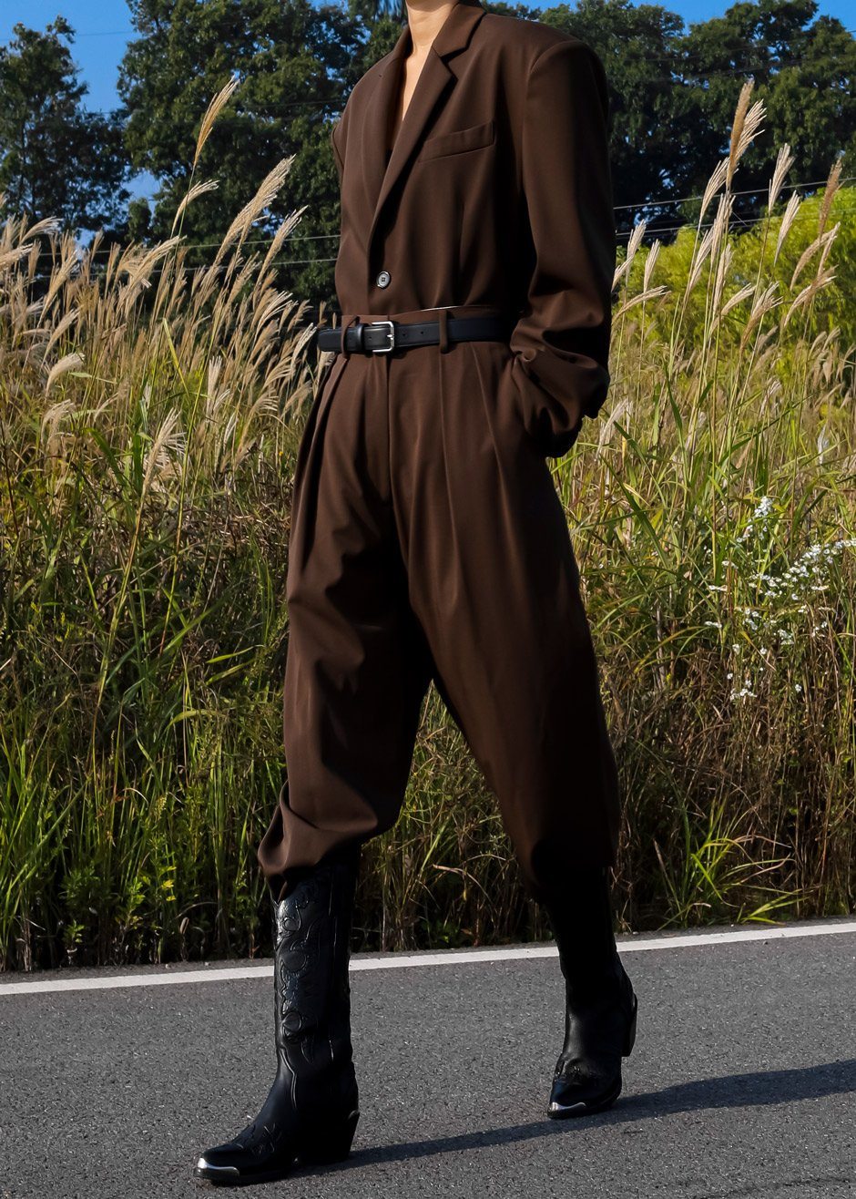 Tansy Oversized Blazer - Chocolate – The Frankie Shop