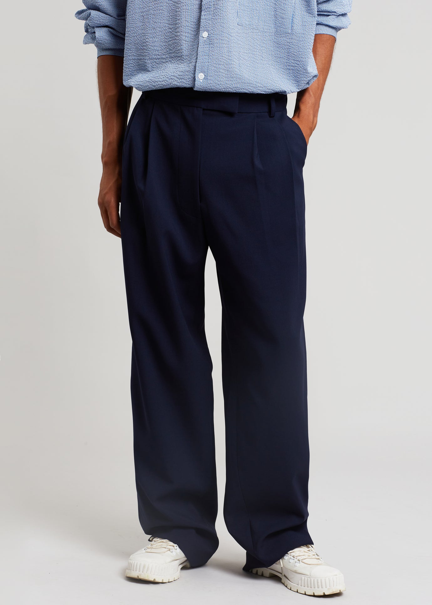 Beo Suit Pants - Blue - 1