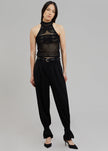 The Garment Egypt Crochet Tank Top - Black Top The Garment 