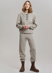 The Garment Marwari Knit Lounge Pants - Ecru Pants The Garment 