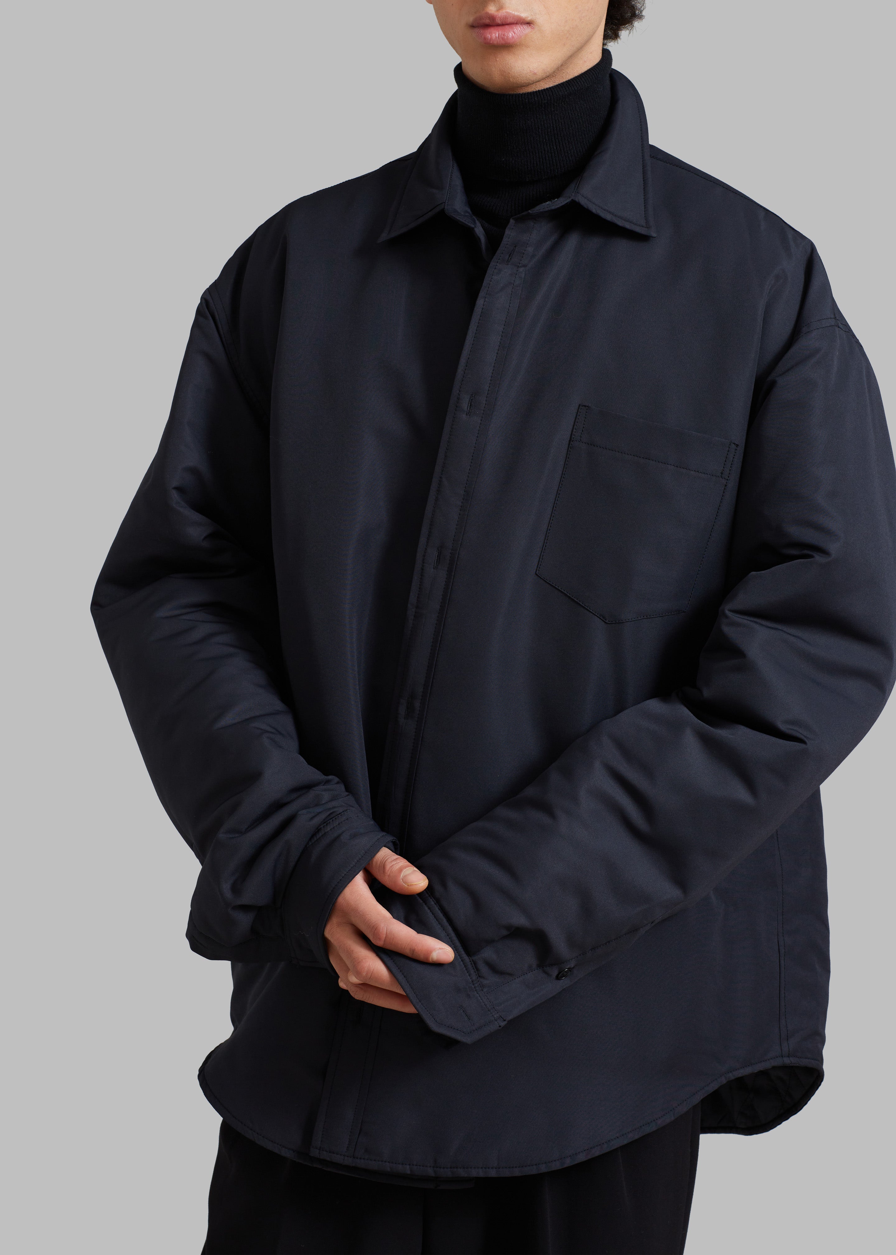 Dean Padded Shirt Jacket - Black - 9 - Maine Padded Shirt Jacket - Black [gender-male]