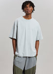 Tony Boxy T-Shirt - Light Grey Top The Frankie Shop 