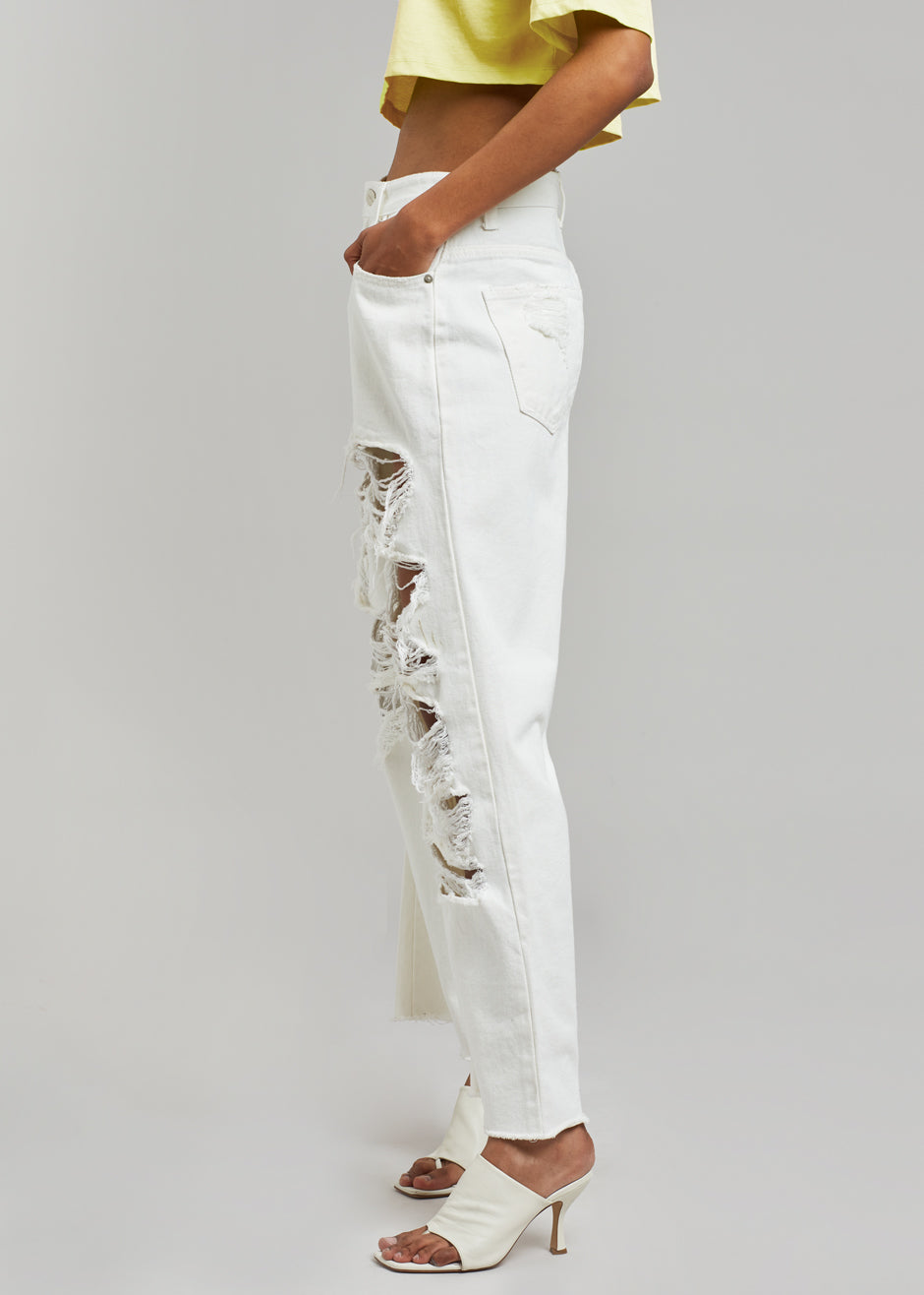 Tory Ripped Jeans - White - 11
