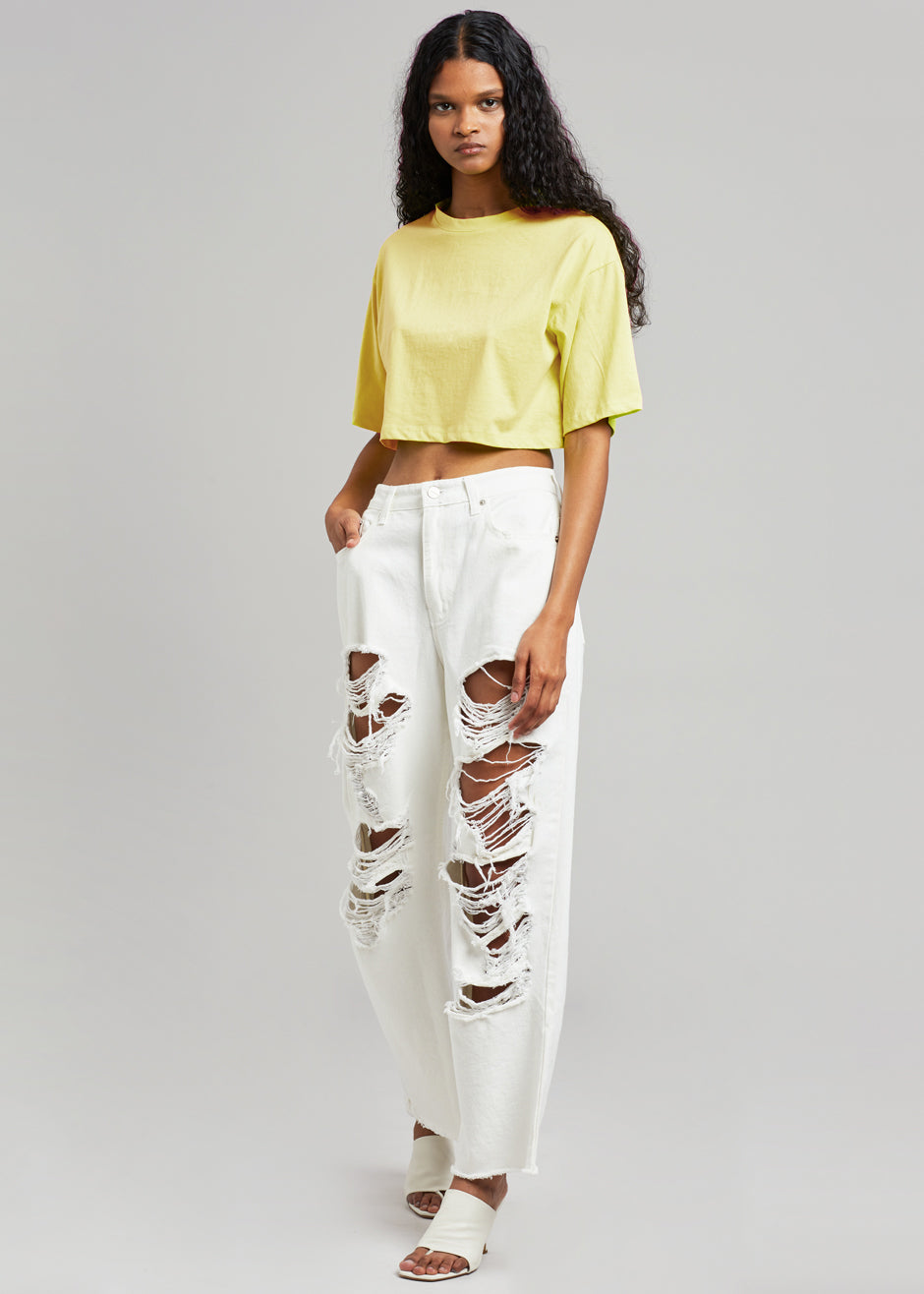 Tory Ripped Jeans - White - 5