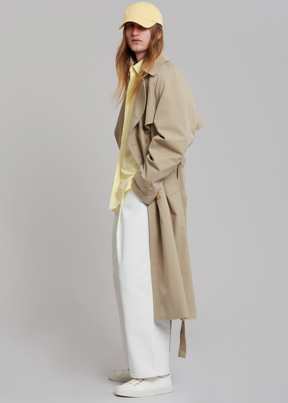 Umi Belted Trench Coat - Beige – The Frankie Shop