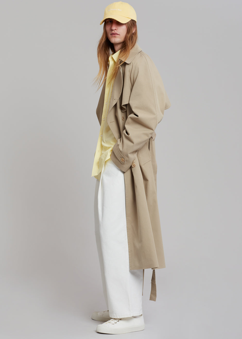 Umi Belted Trench Coat - Beige - 13