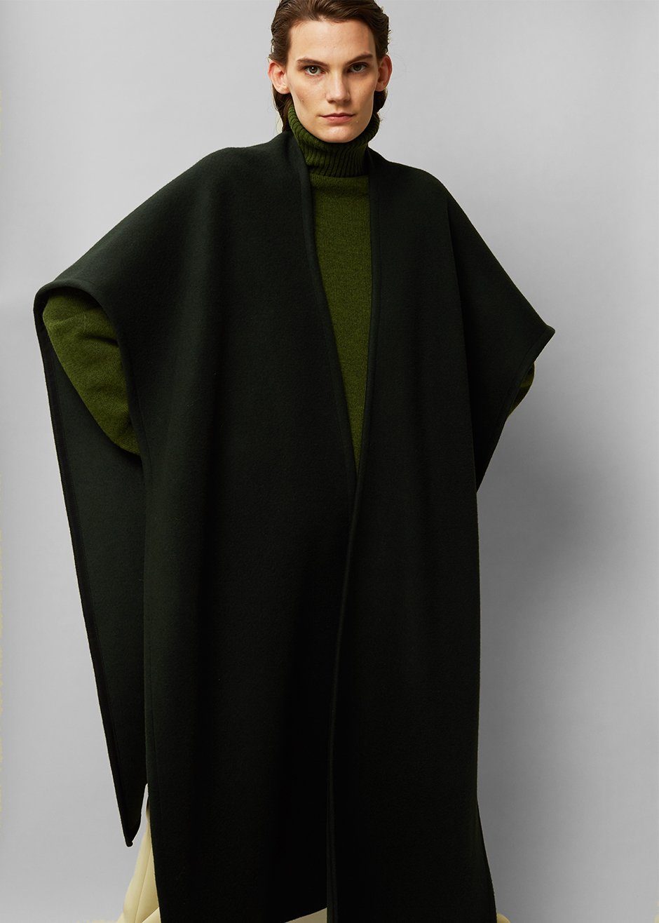 Verina Cape - Forest Green - 6