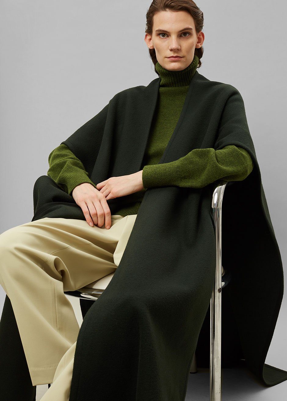 Verina Cape - Forest Green - 5