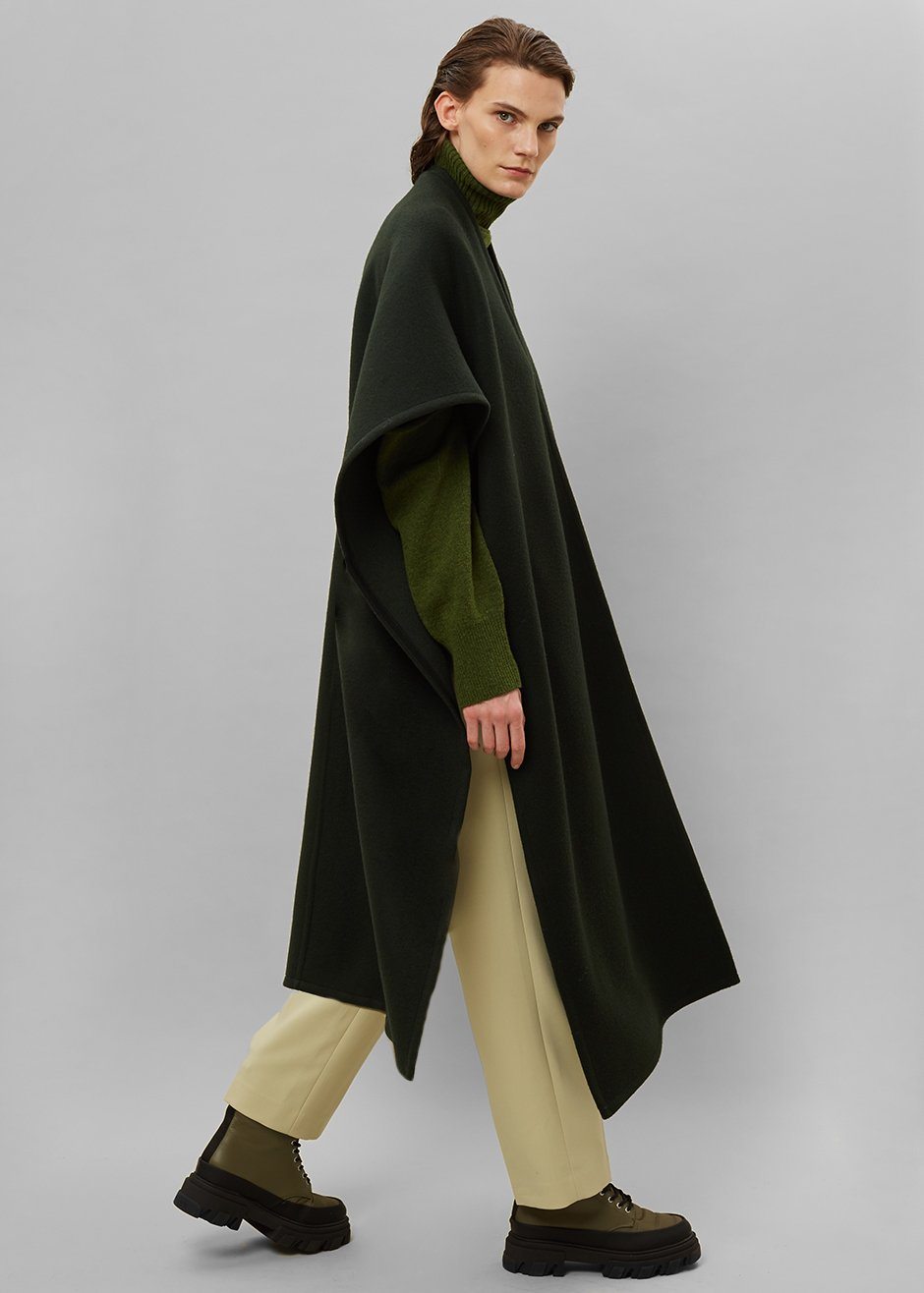 Verina Cape - Forest Green - 3